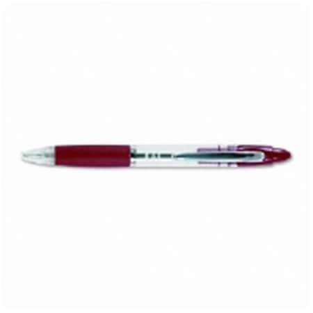 Zebra Technologies 22430 Z Grip Max Ballpoint Retractable Pen- Red Ink- Medium- Dozen YYAZ-ZEB22430